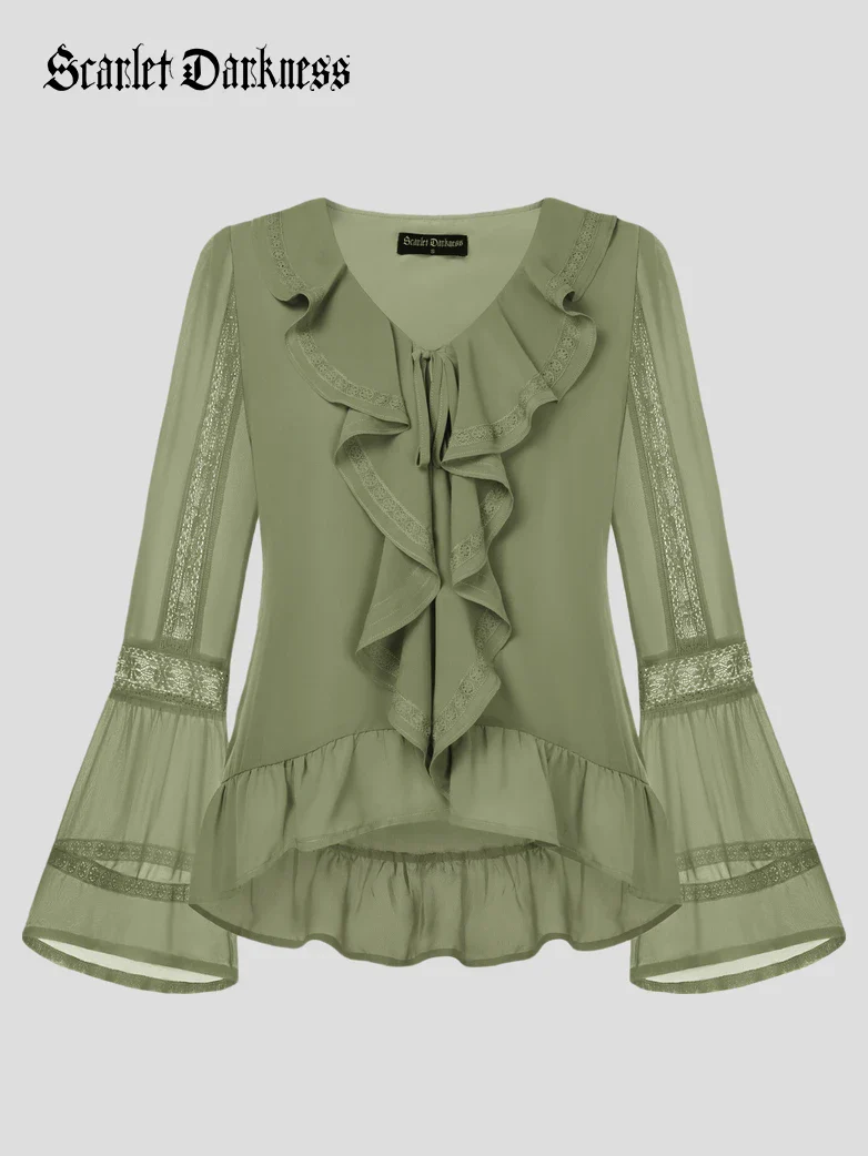 Renaissance Pirate Shirts High-Lo Hem Tops