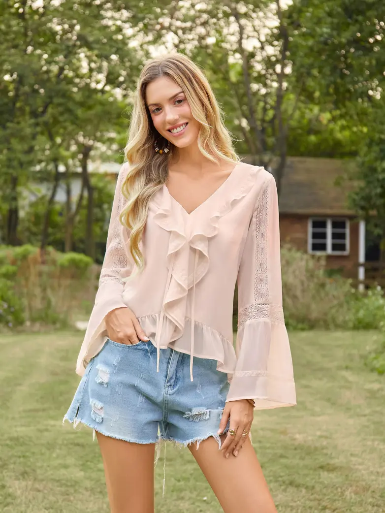 Renaissance Pirate Shirts High-Lo Hem Tops - Image 13