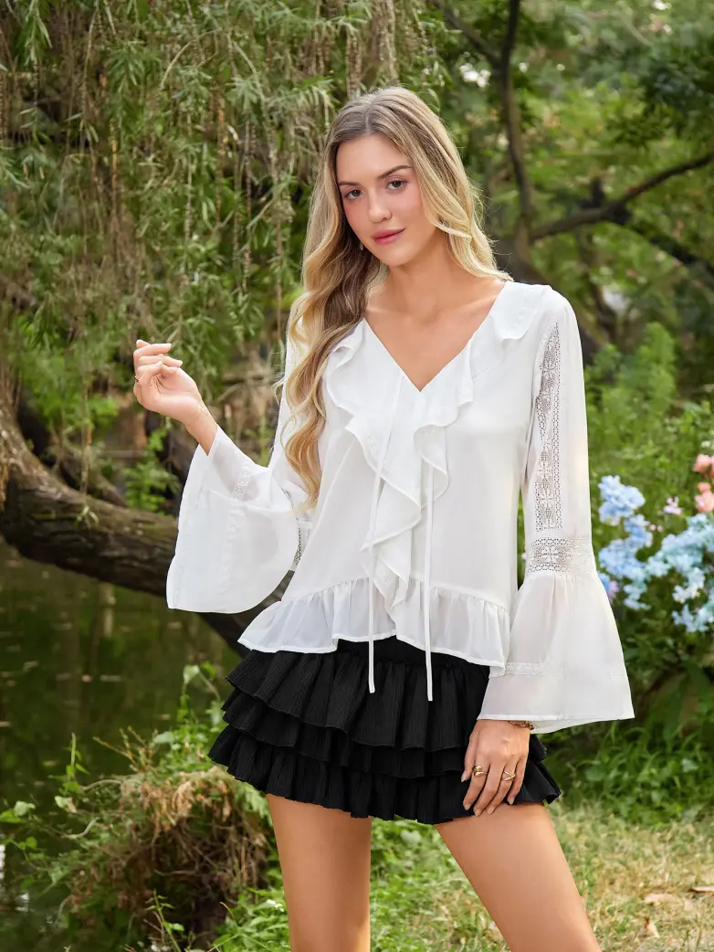 Renaissance Pirate Shirts High-Lo Hem Tops - Image 17