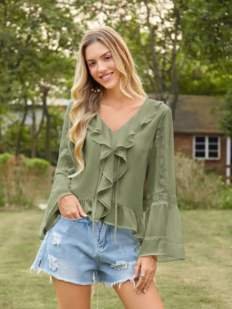 Renaissance Pirate Shirts High-Lo Hem Tops - Image 3