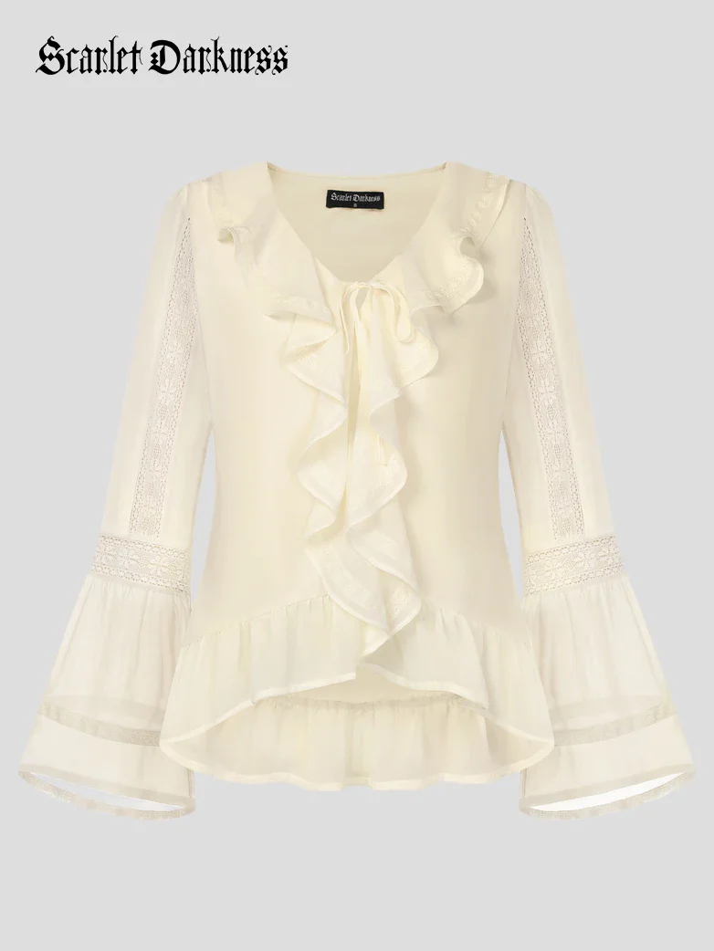 Renaissance Pirate Shirts High-Lo Hem Tops - Image 6