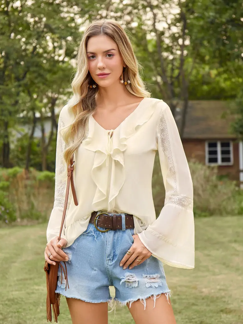 Renaissance Pirate Shirts High-Lo Hem Tops - Image 7