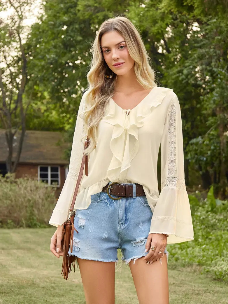 Renaissance Pirate Shirts High-Lo Hem Tops - Image 8