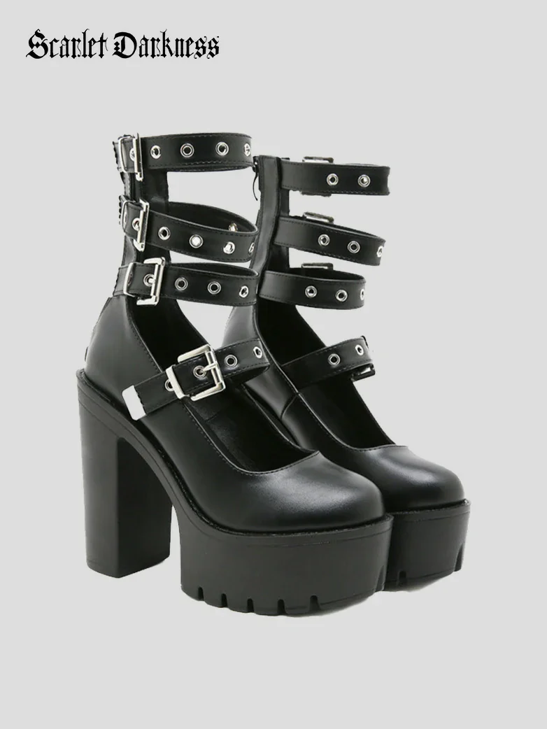 Punk Rivet High Heels