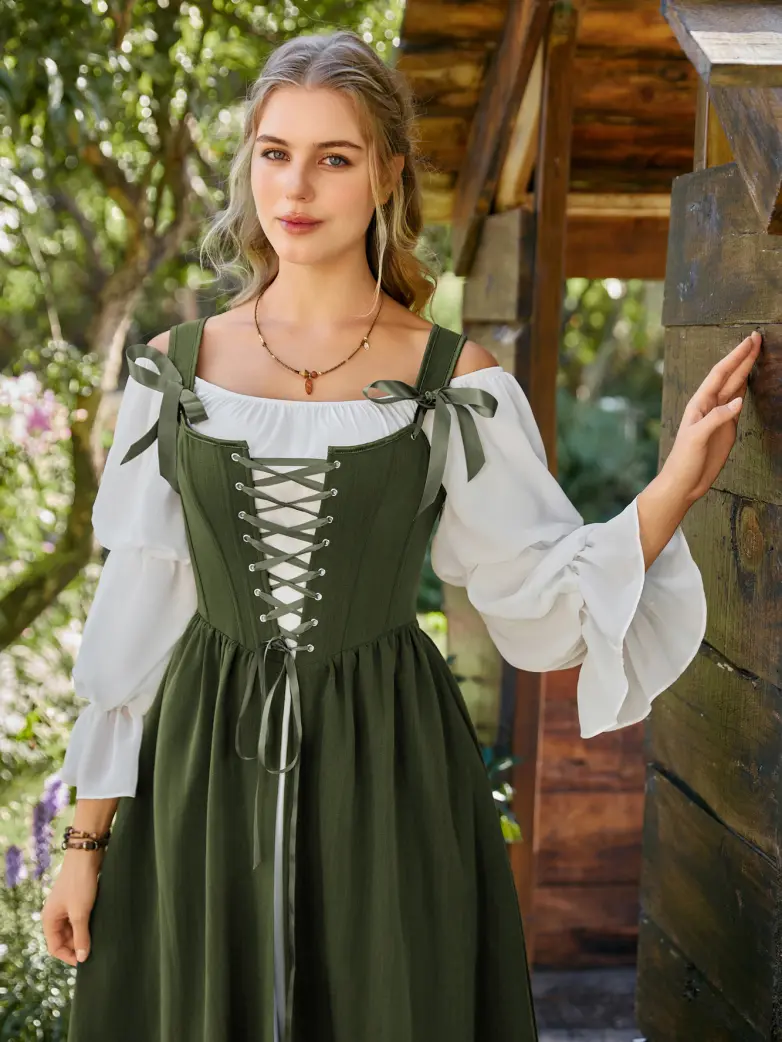Women Renaissance Classic Characters 2pcs Set Costume - Image 22