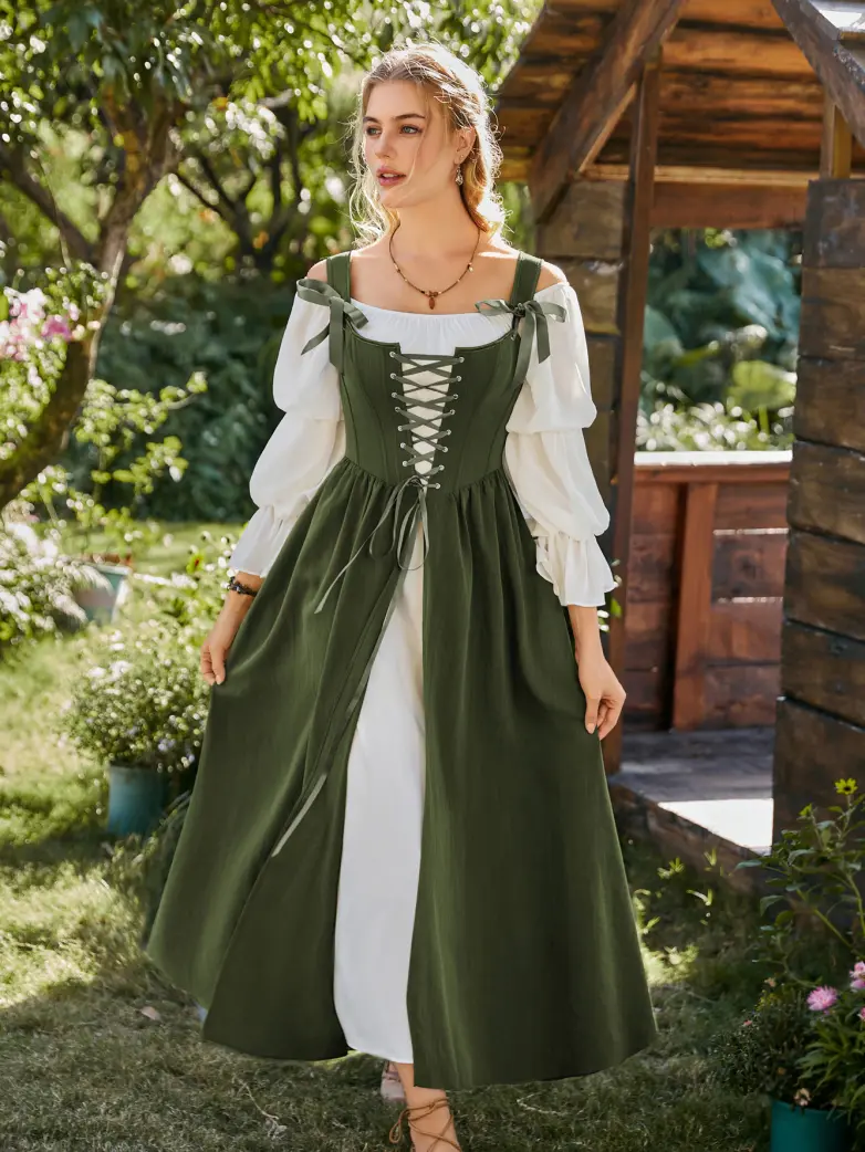 Women Renaissance Classic Characters 2pcs Set Costume - Image 24