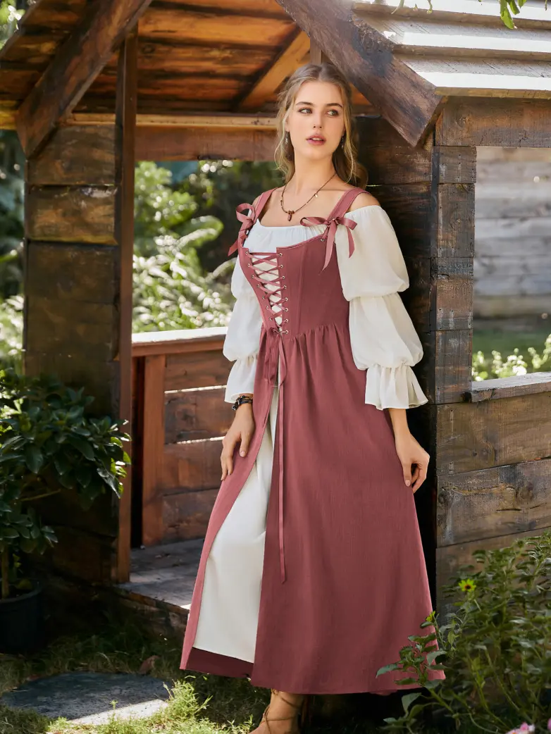 Women Renaissance Classic Characters 2pcs Set Costume - Image 31
