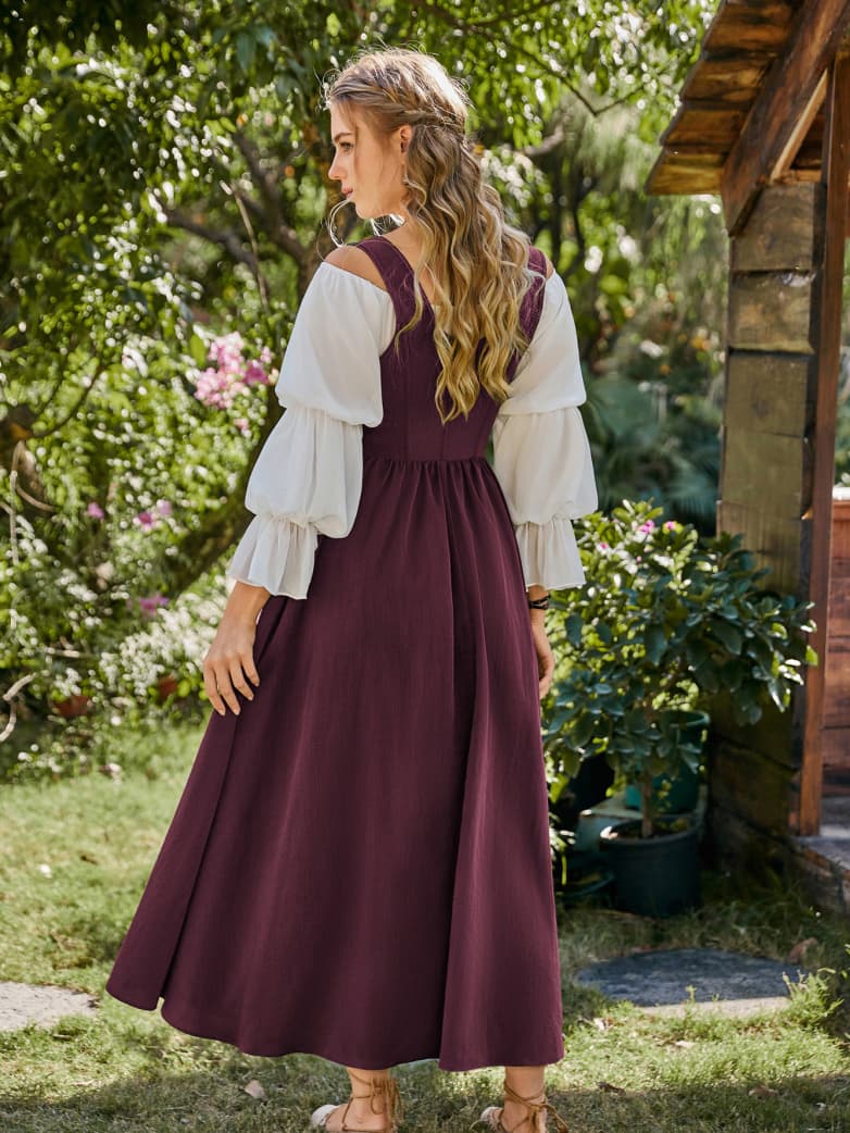 Women Renaissance Classic Characters 2pcs Set Costume - Image 5