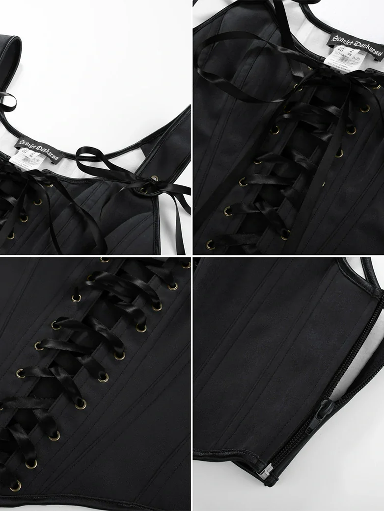 Renaissance Costume Set Maxi Dress+Bones Corset - Image 6