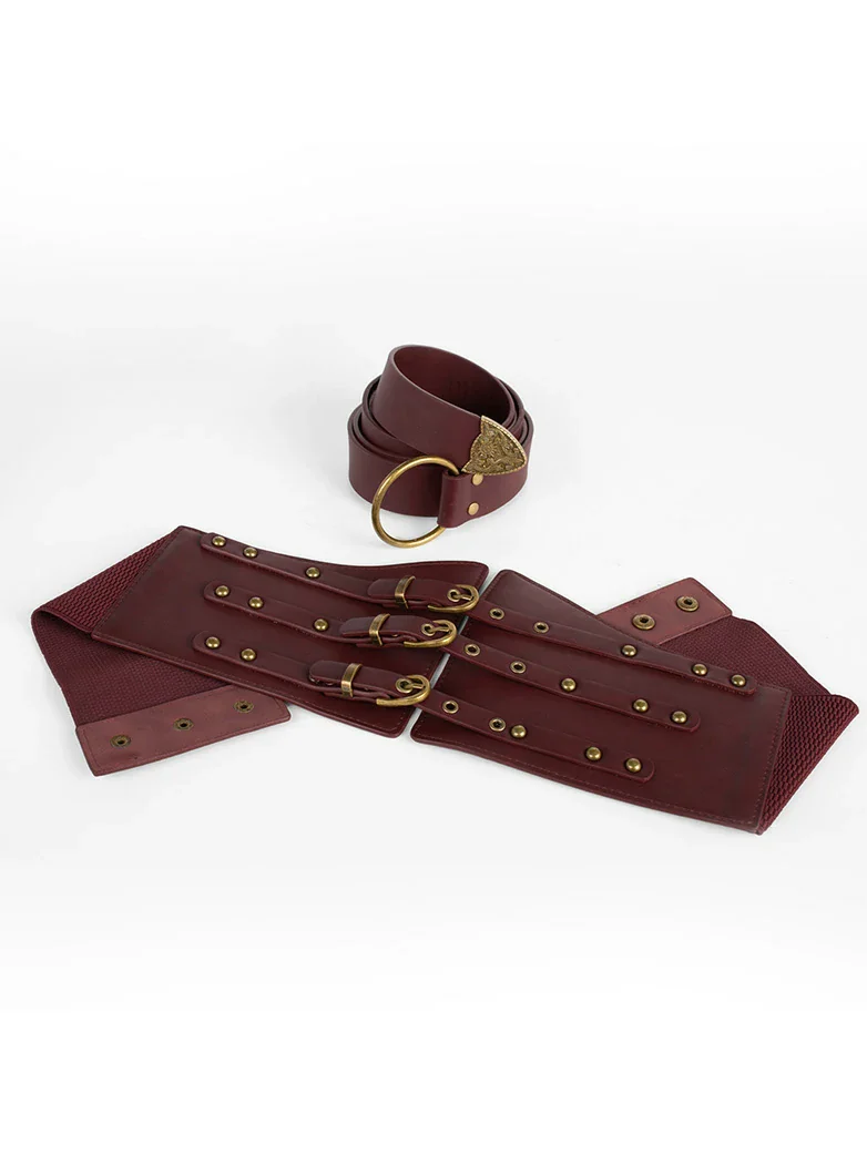 Renaissance Belt 15cm +Elastic 3.3cm Waist Belt Set - Image 23