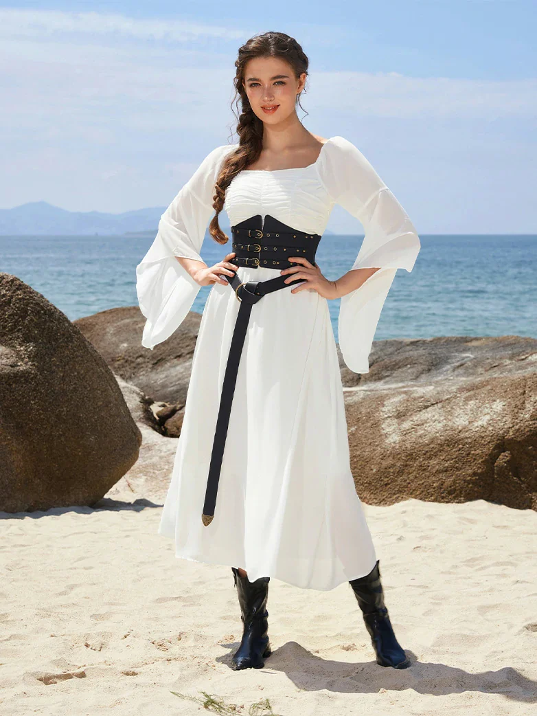 Renaissance Belt 15cm +Elastic 3.3cm Waist Belt Set - Image 3