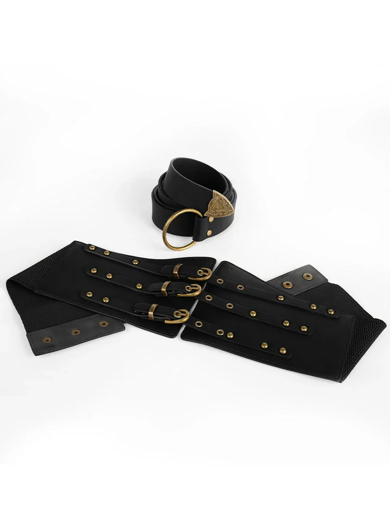 Renaissance Belt 15cm +Elastic 3.3cm Waist Belt Set - Image 7