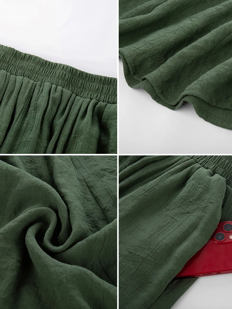 Renaissance Elastic Waist Fairy Swing Pockets Skirt - Image 10