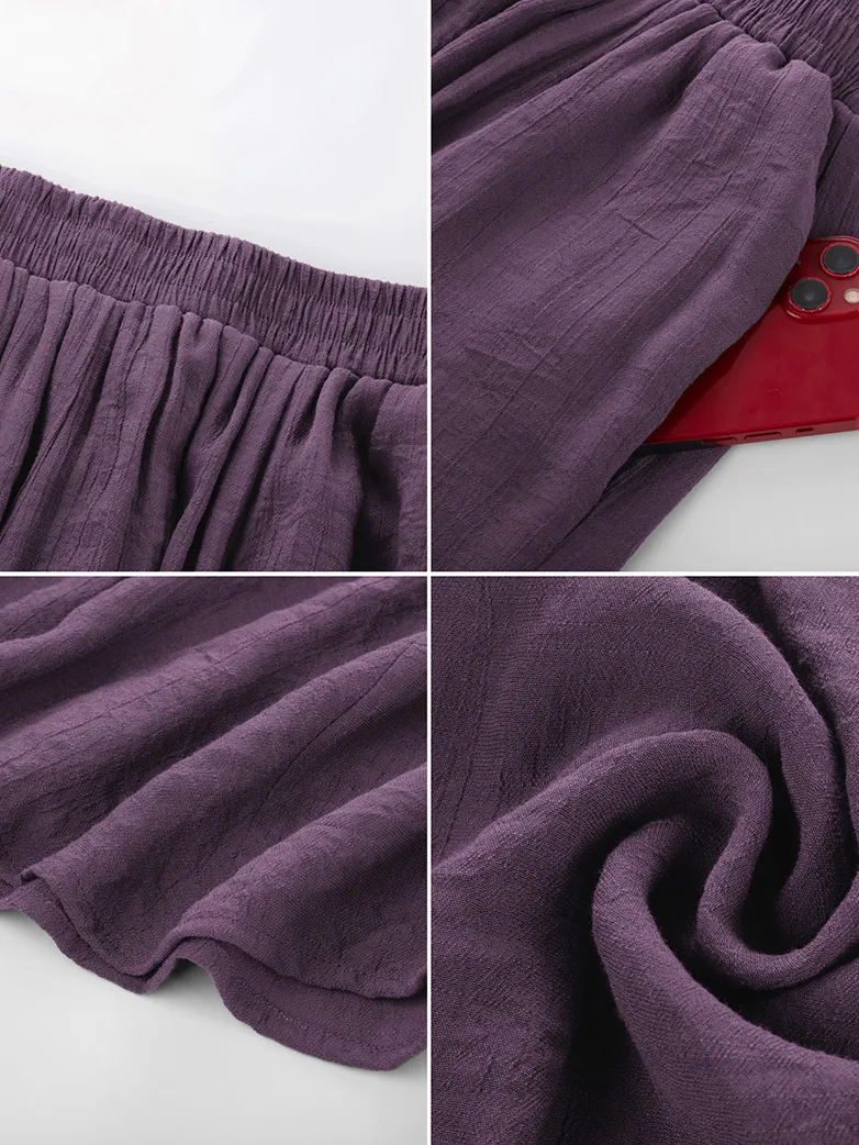 Renaissance Elastic Waist Fairy Swing Pockets Skirt - Image 39
