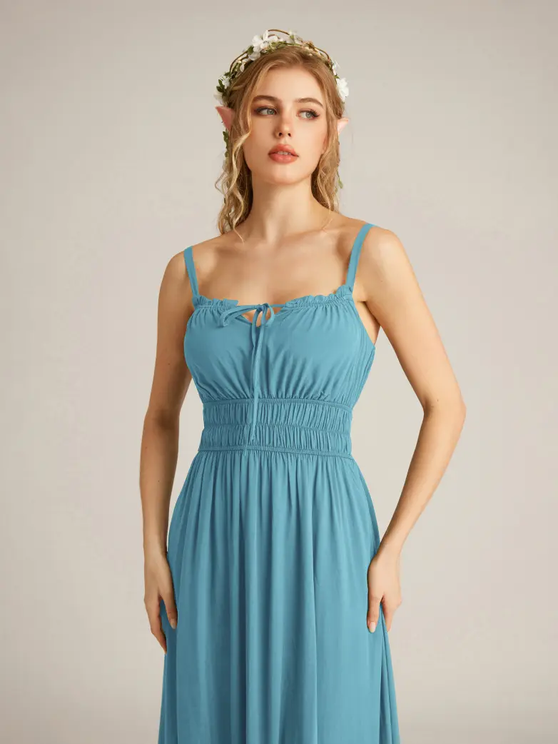 Women Renaissance Boho Chic Pockets Maxi Dress - Image 43