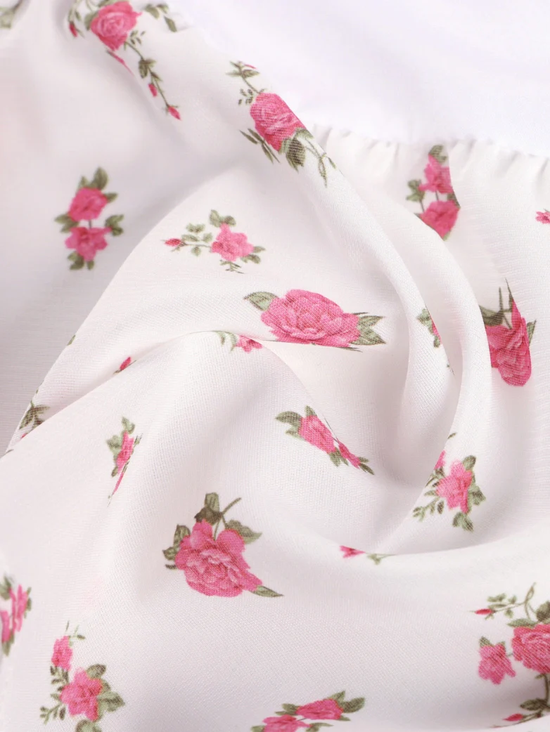 Spring Renaissance Chiffon Cake Pockets Mini Skirt - Image 11