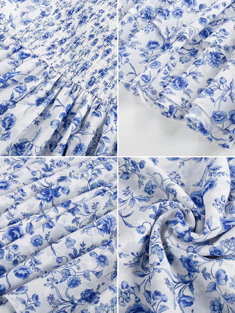 Spring Victorian Pastoral Milkmaid Pockets Dress - Image 2