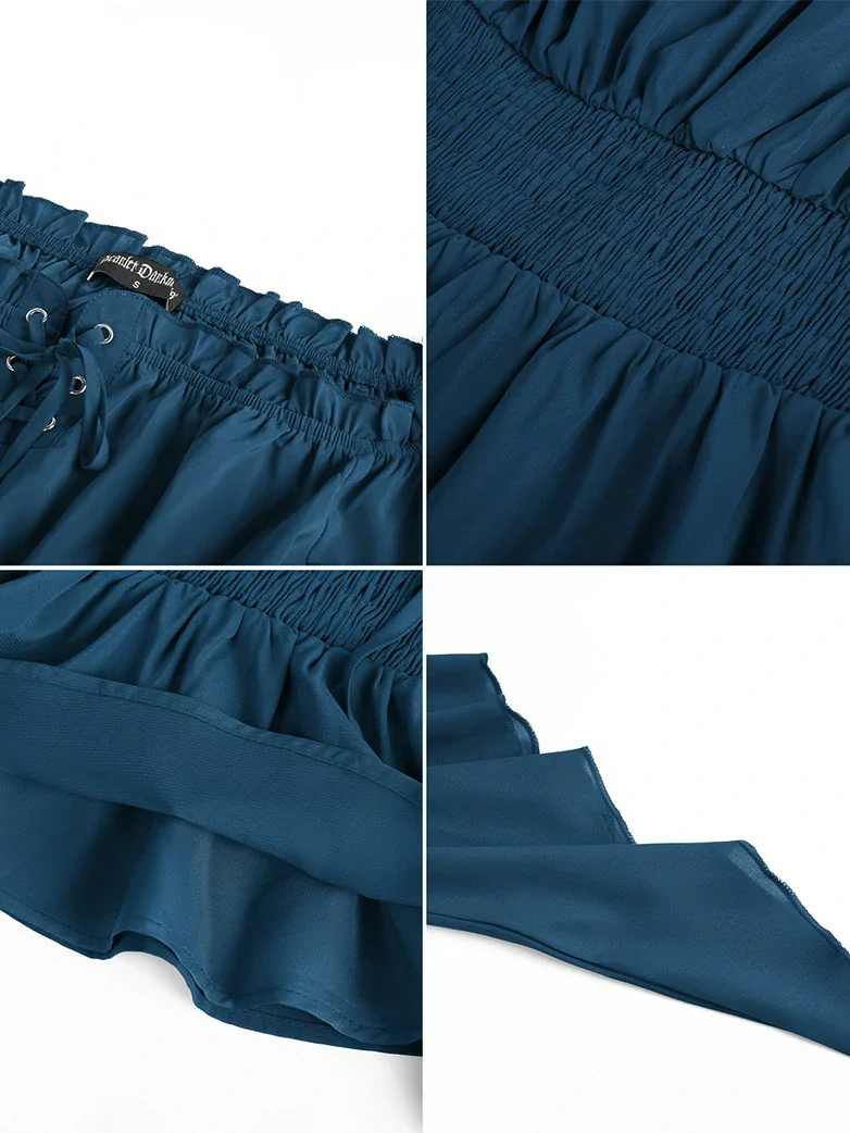 Renaissance Flowing Off-Shoulder Witch Tops - Image 36
