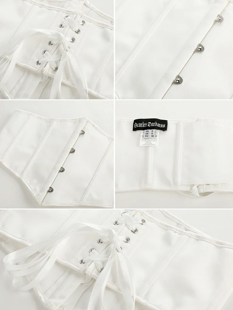 Ren Faire Waist Cincher Corset Belt with Metal Hook - Image 18