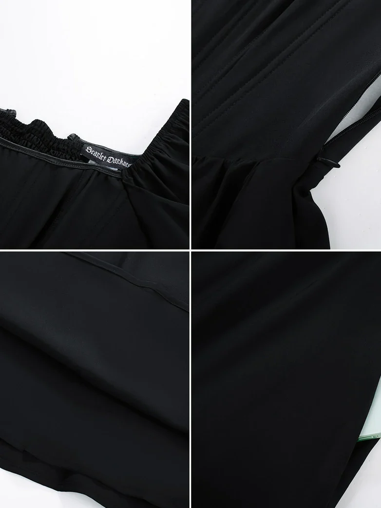 Victorian Cocktail Party Corset Dress with Pockets - Image 6