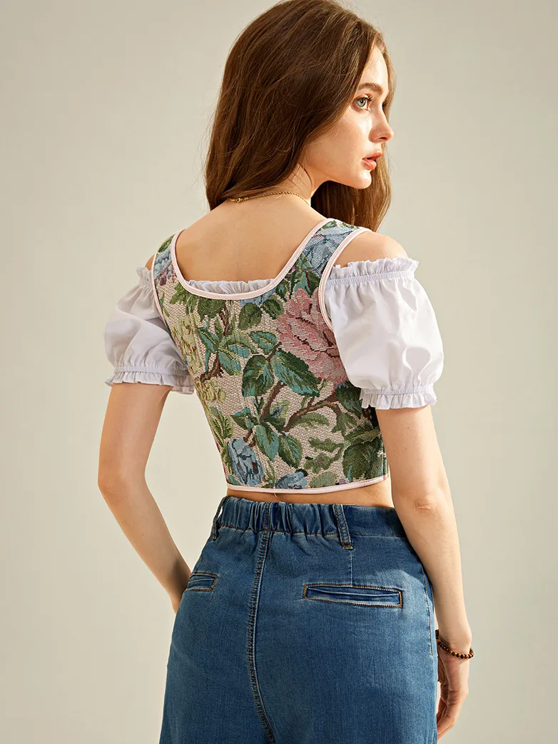 Under Bust Bustier Waist Corset with 11 Bones - Image 10