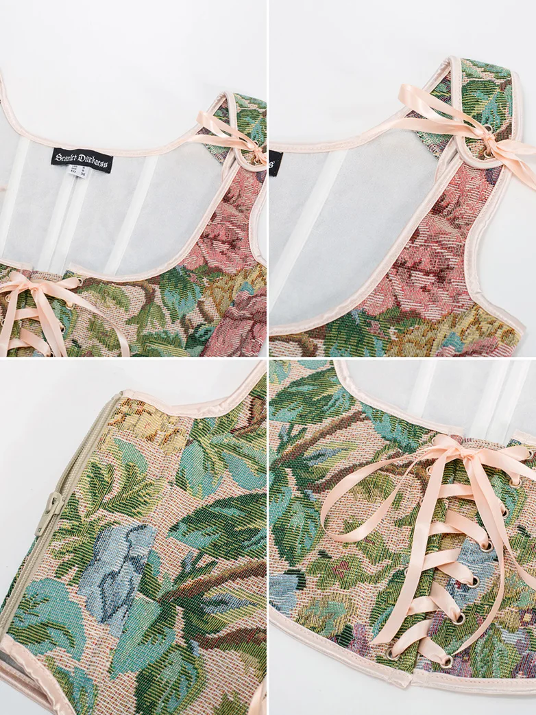 Under Bust Bustier Waist Corset with 11 Bones - Image 11