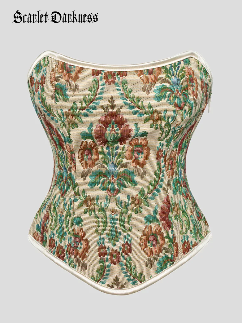 Vintage Corset Bodice Top for Music Festival