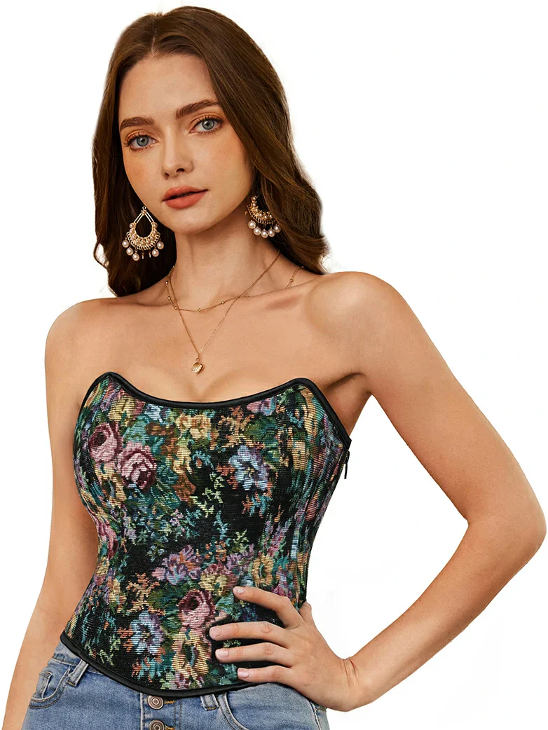 Vintage Corset Bodice Top for Music Festival - Image 13