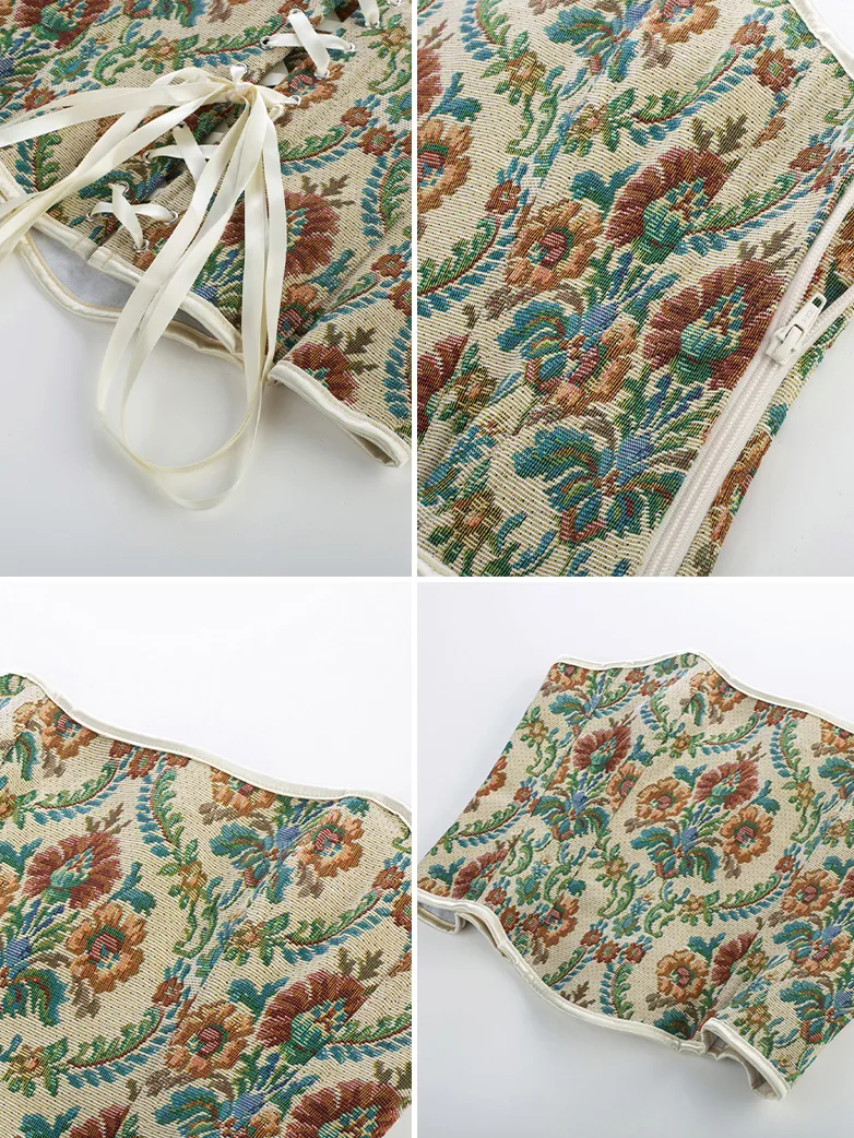 Vintage Corset Bodice Top for Music Festival - Image 4