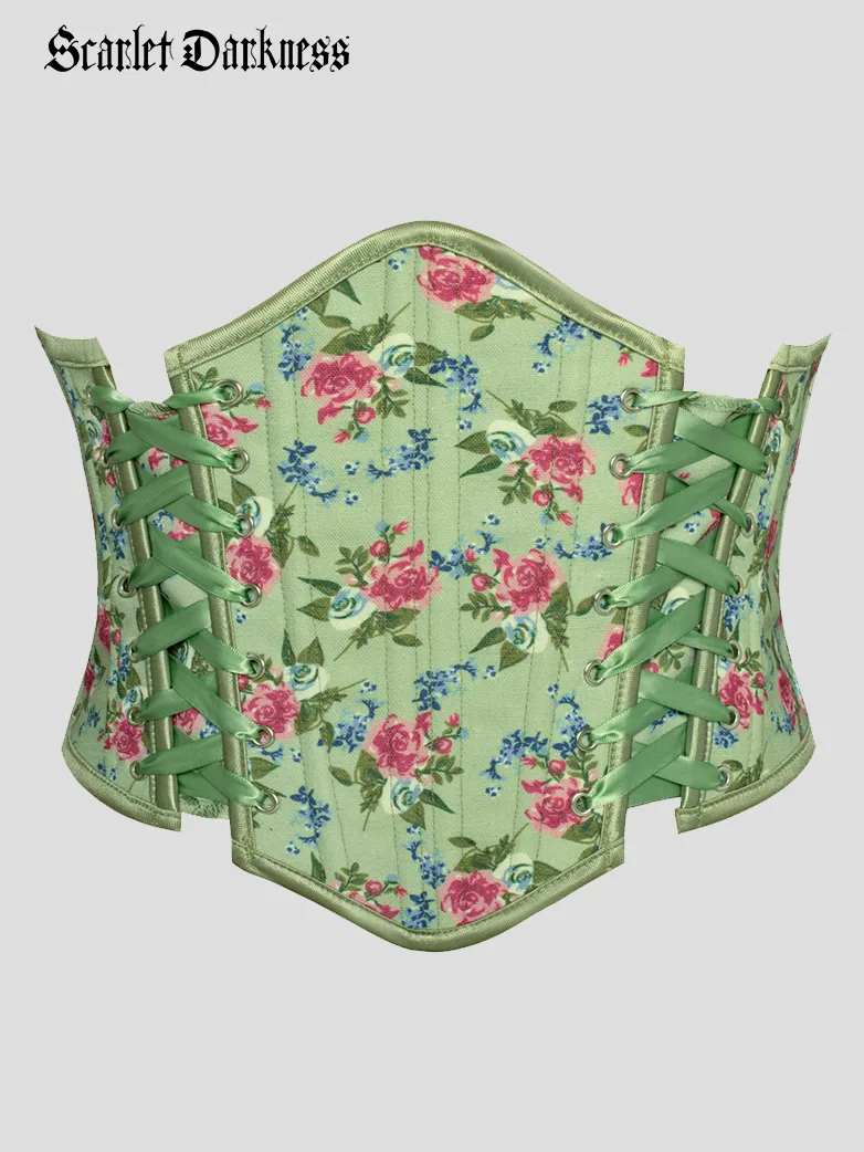Women Renaissance Corset Belt with Side Straps - Image 11