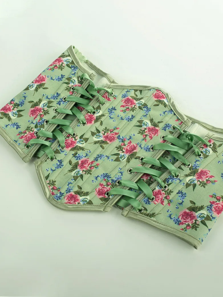 Women Renaissance Corset Belt with Side Straps - Image 14