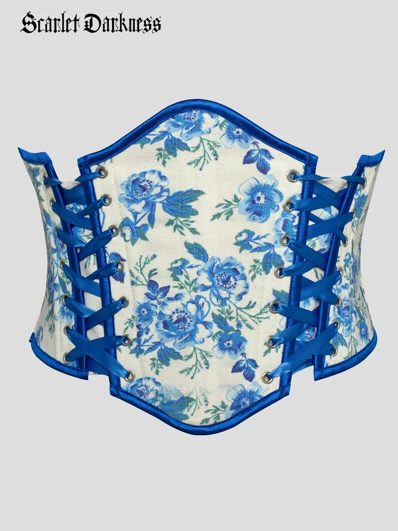 Women Renaissance Corset Belt with Side Straps - Image 4