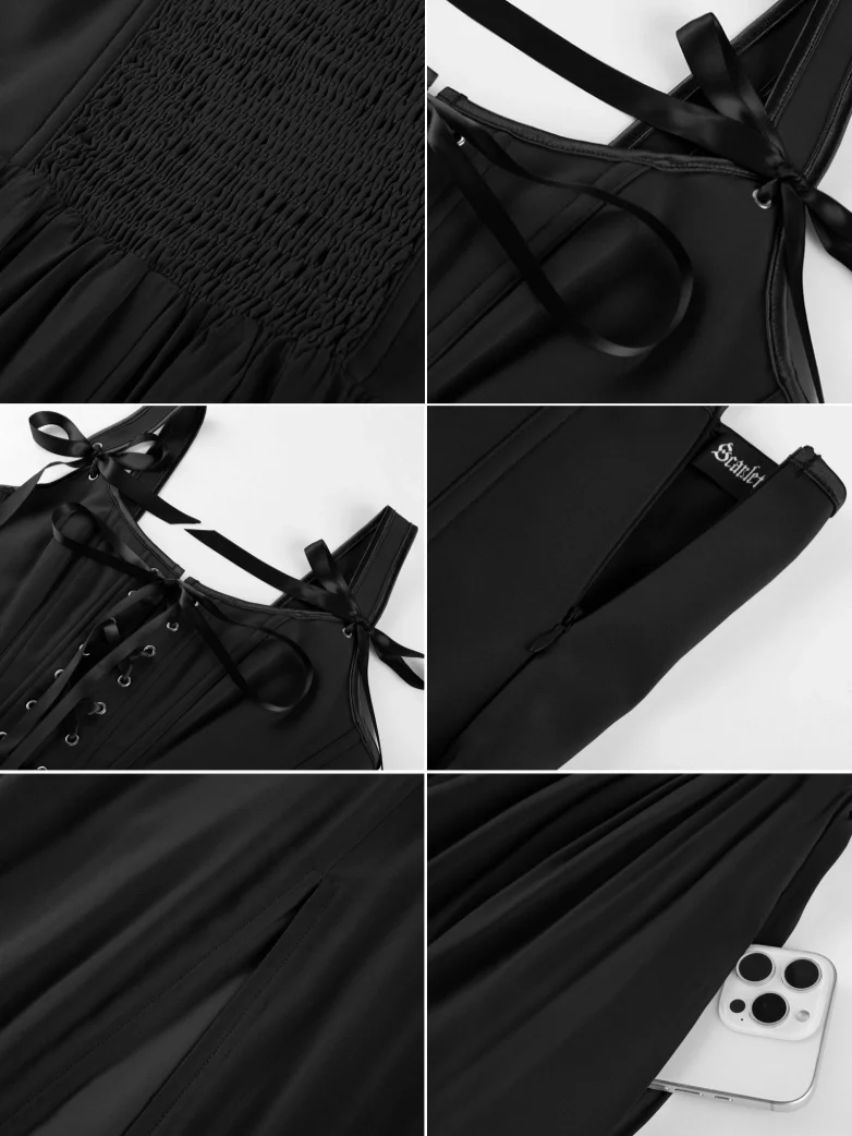Fantasy Fairy Renaissance Corset Dress Spring Pocket Dress - Image 20