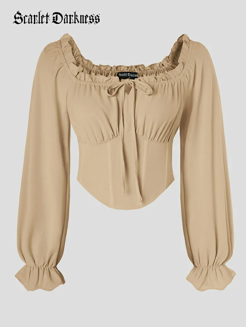 Women Renaissance Cropped Length Tops - Image 14