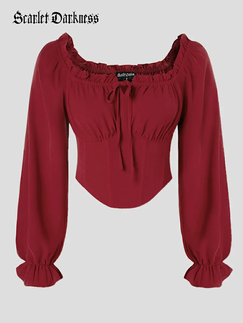 Women Renaissance Cropped Length Tops - Image 18