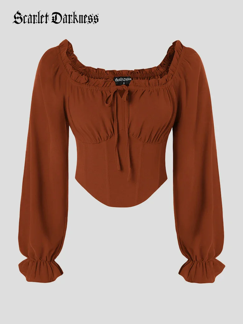 Women Renaissance Cropped Length Tops - Image 23