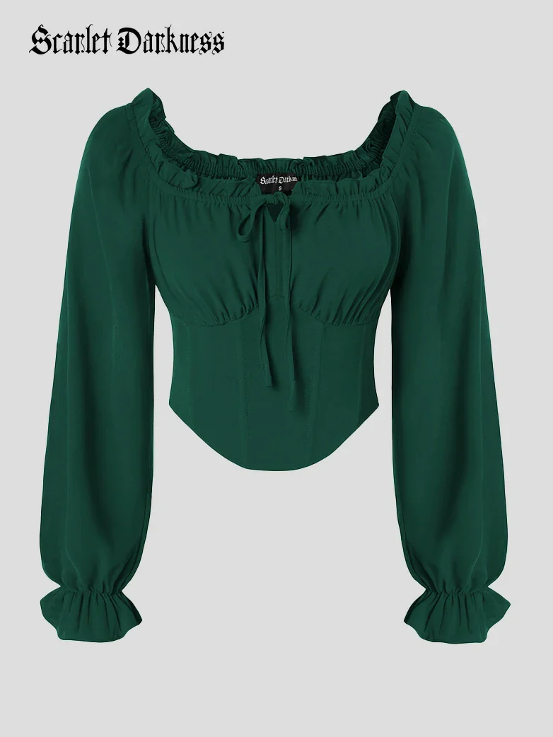 Women Renaissance Cropped Length Tops - Image 27