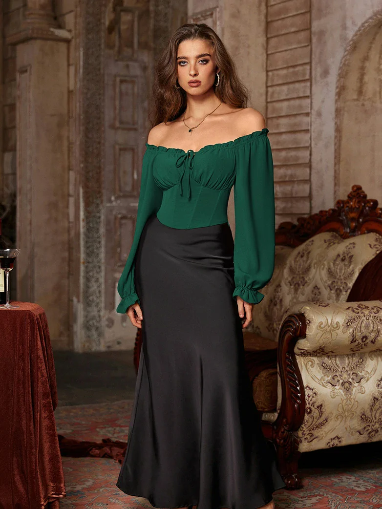 Women Renaissance Cropped Length Tops - Image 29