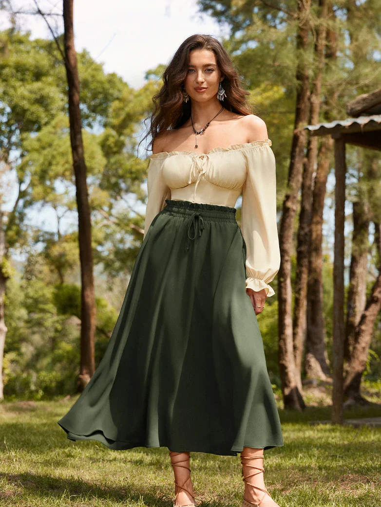 Women Renaissance Cropped Length Tops - Image 3