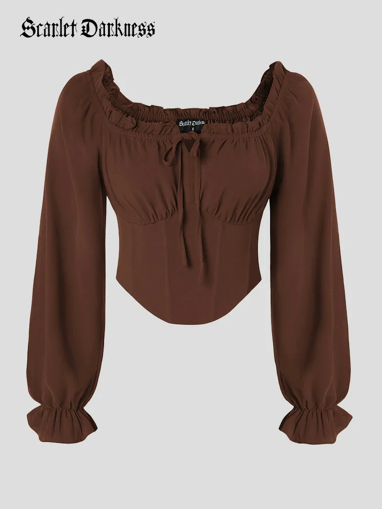 Women Renaissance Cropped Length Tops - Image 32