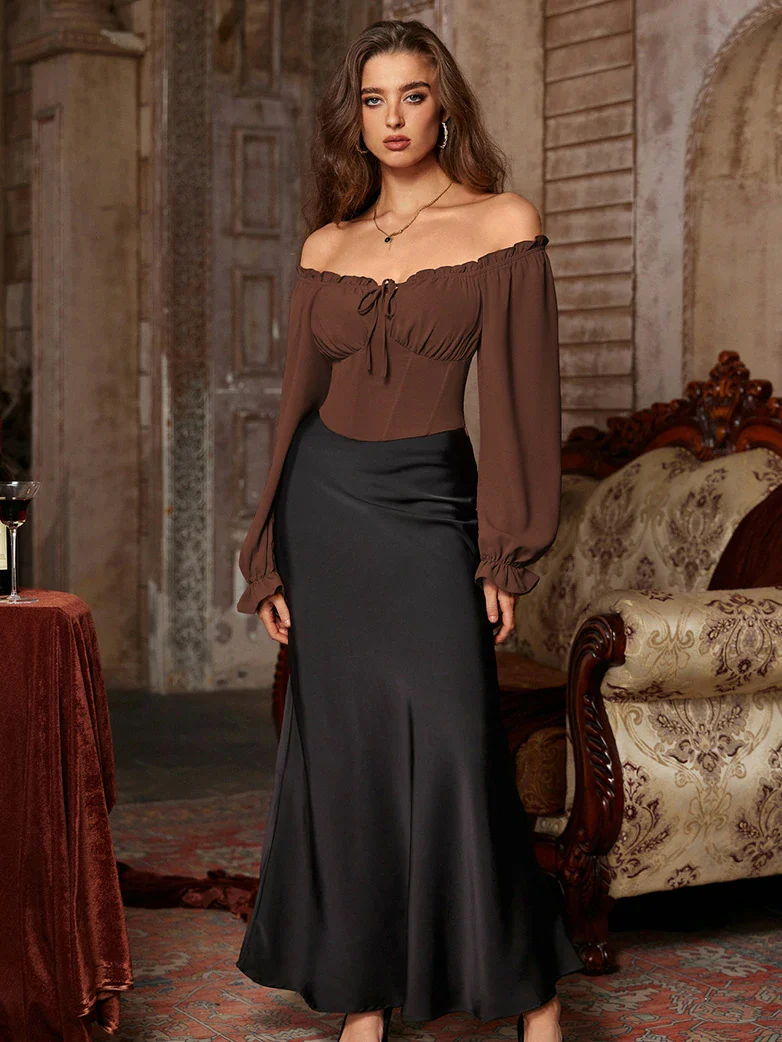Women Renaissance Cropped Length Tops - Image 34
