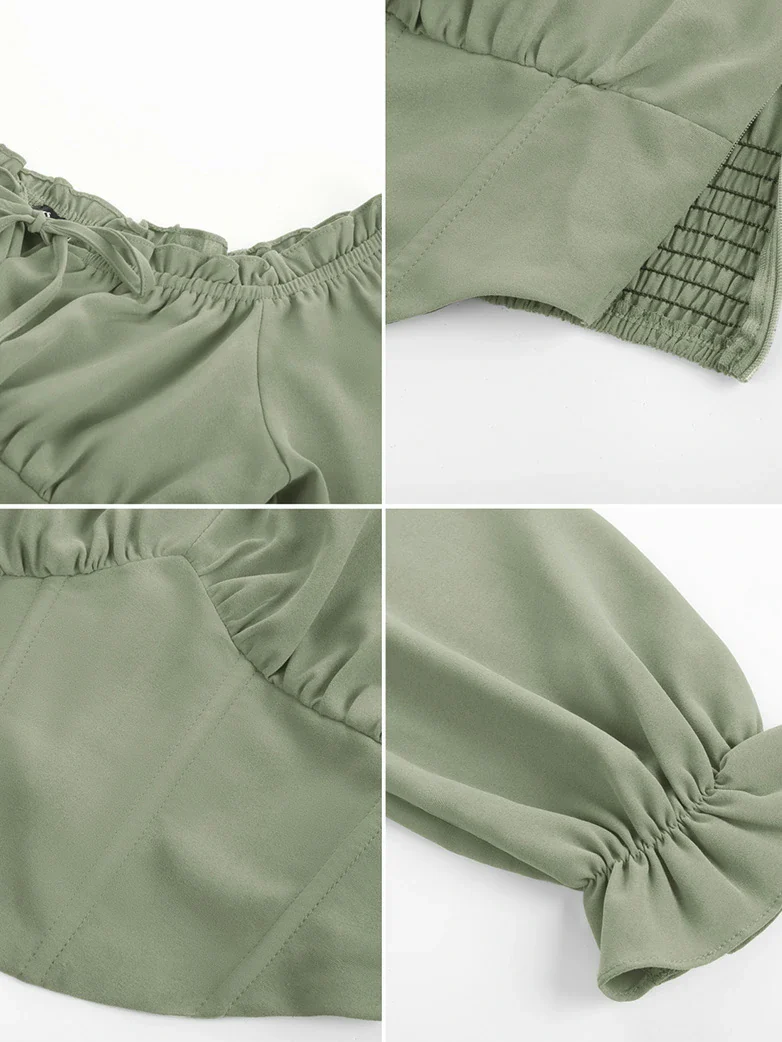 Women Renaissance Cropped Length Tops - Image 40