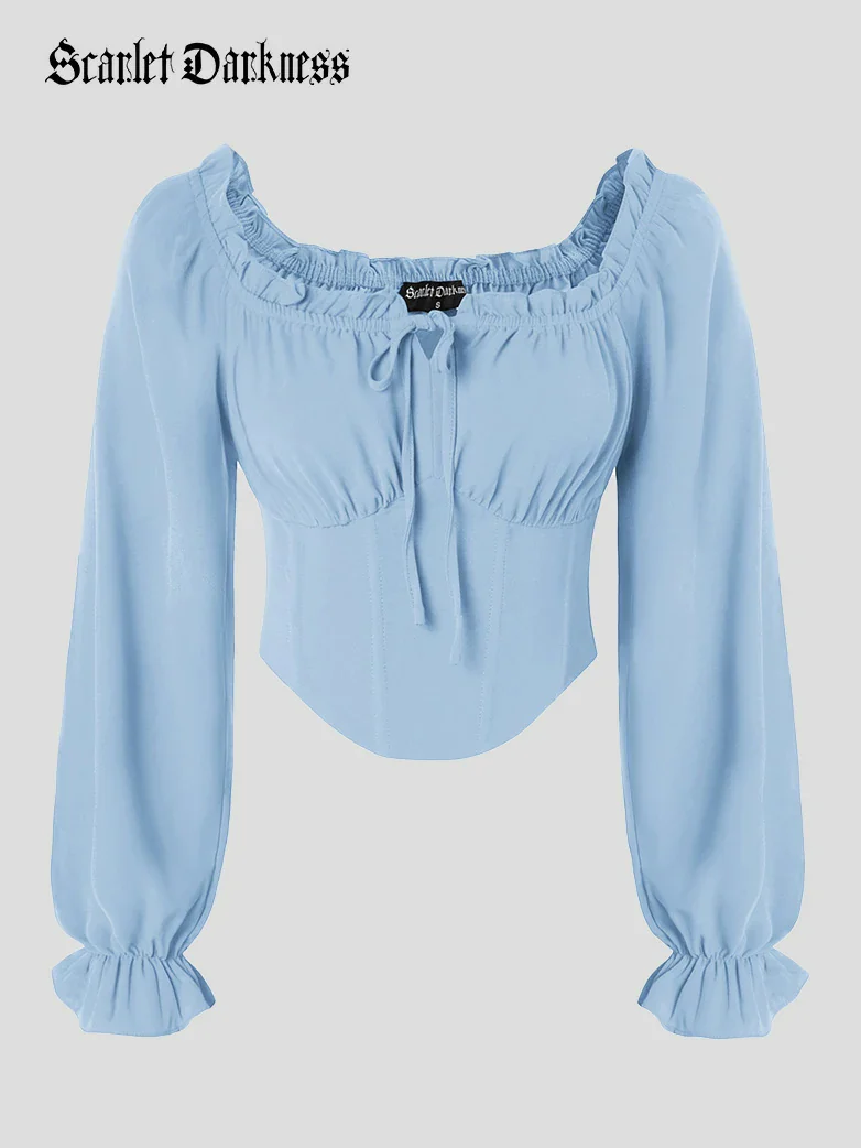 Women Renaissance Cropped Length Tops - Image 41