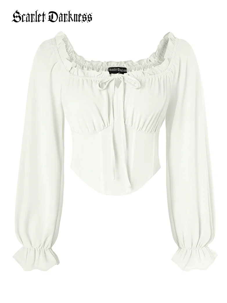 Women Renaissance Cropped Length Tops - Image 6
