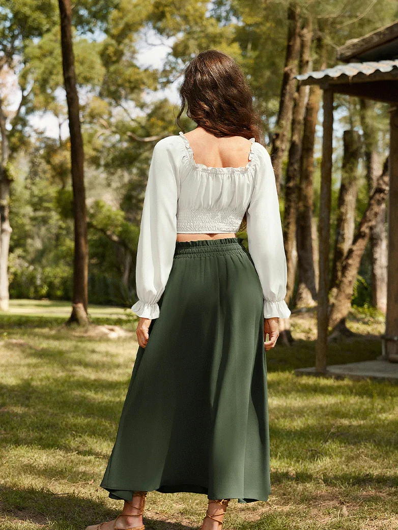 Women Renaissance Cropped Length Tops - Image 8