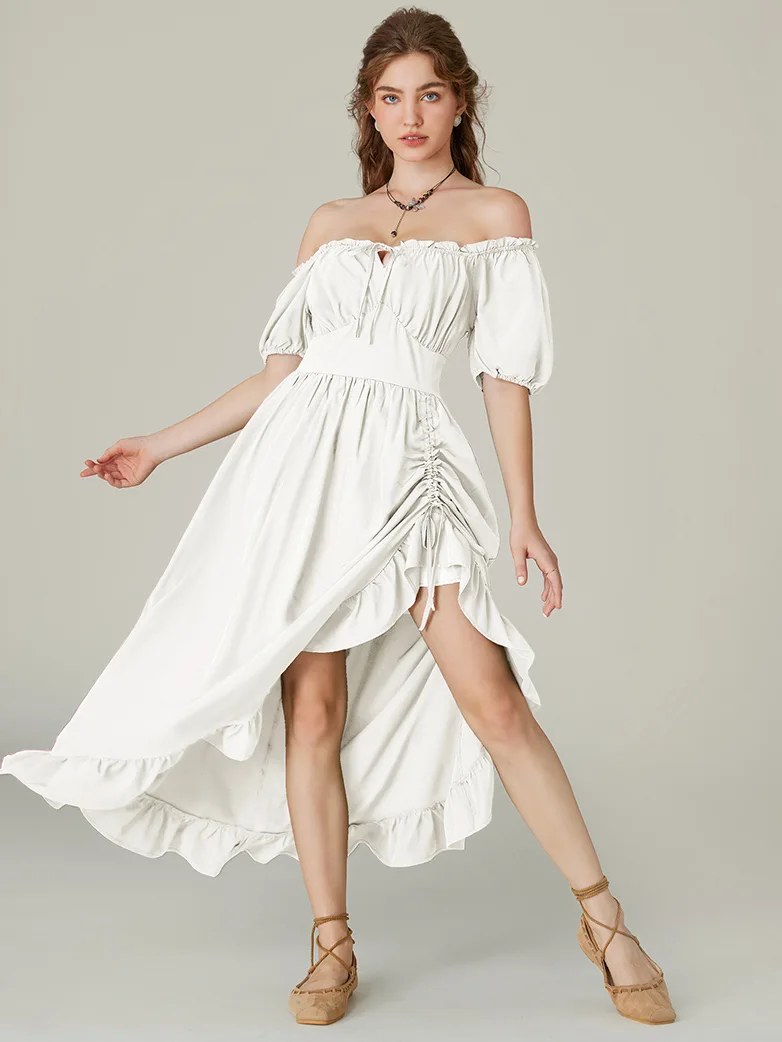 Victorian Fairy Dress with Drawstring and Pockets - Image 22