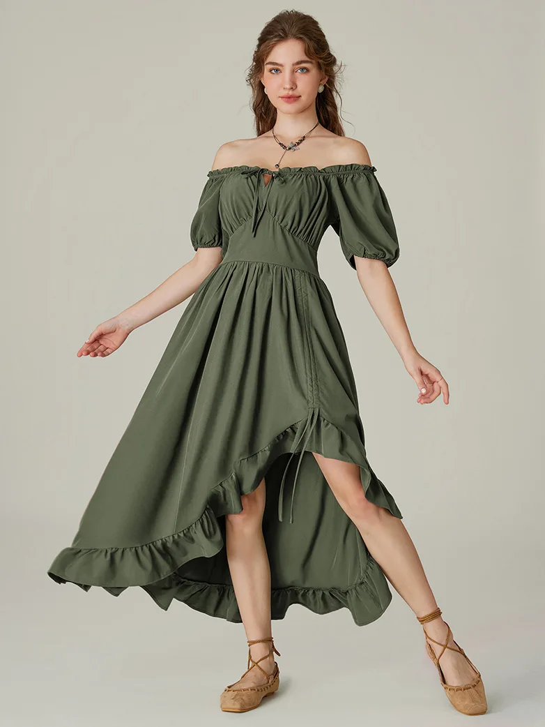 Victorian Fairy Dress with Drawstring and Pockets - Image 28
