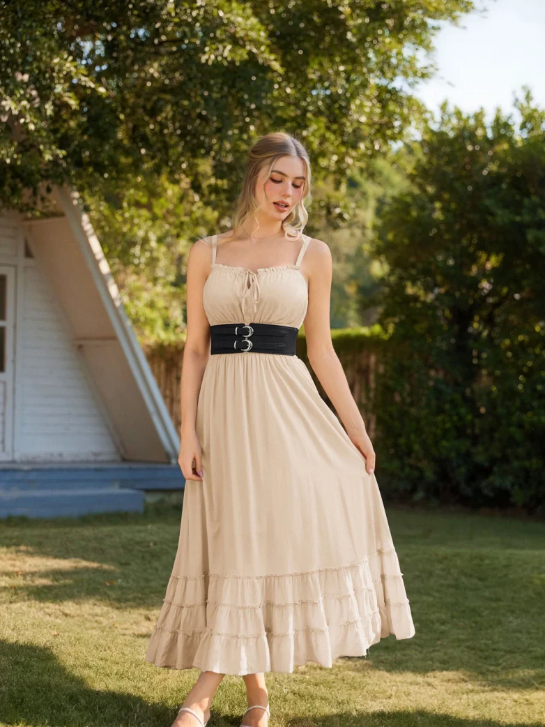 Renaissance Double Buckle Waist Belt Wide Waistband - Image 18