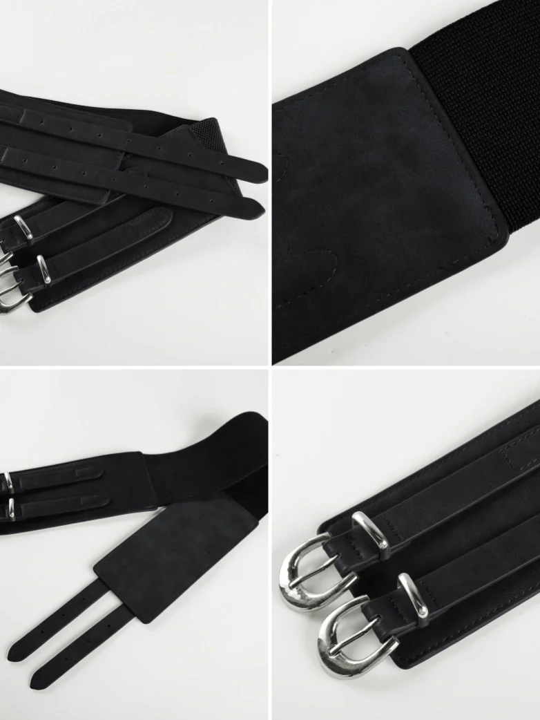 Renaissance Double Buckle Waist Belt Wide Waistband - Image 20