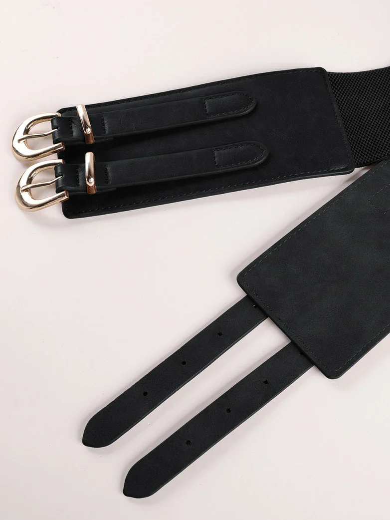 Renaissance Double Buckle Waist Belt Wide Waistband - Image 4